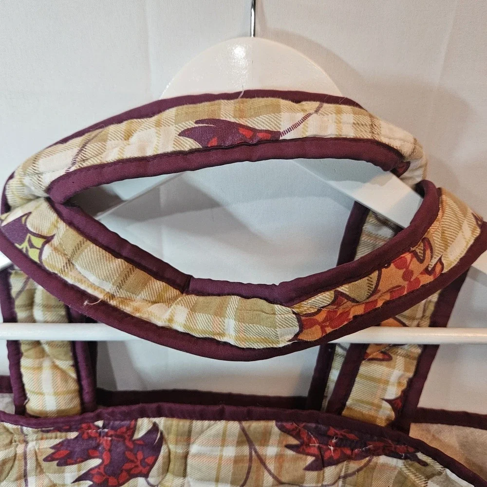 Better Homes And Garden Tote Maple Leaf Fall Quilted Exterior Shoulder Straps - Picture 5 of 7